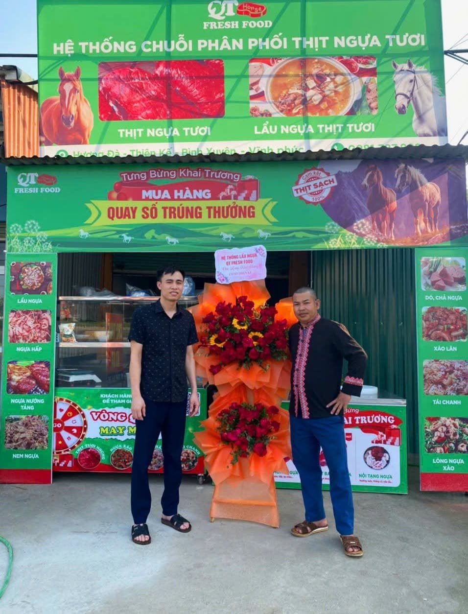 Khai trương cơ sở nhượng quyền QT FOOD