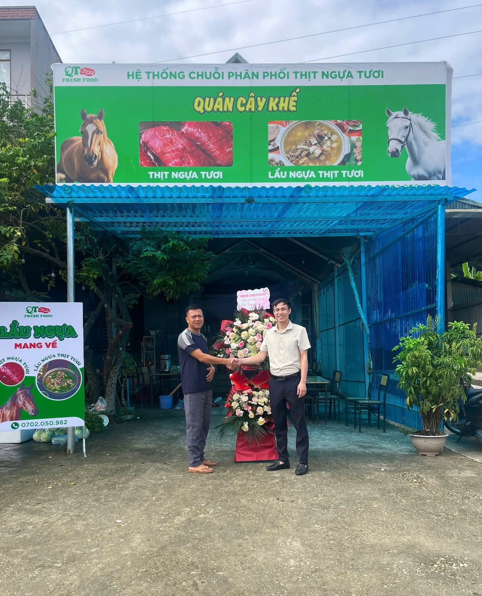 Khai trương cơ sở nhượng quyền QT FOOD