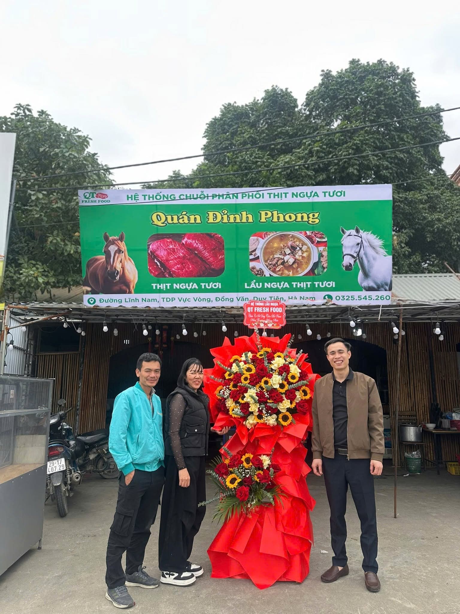 Khai trương cơ sở nhượng quyền QT FOOD