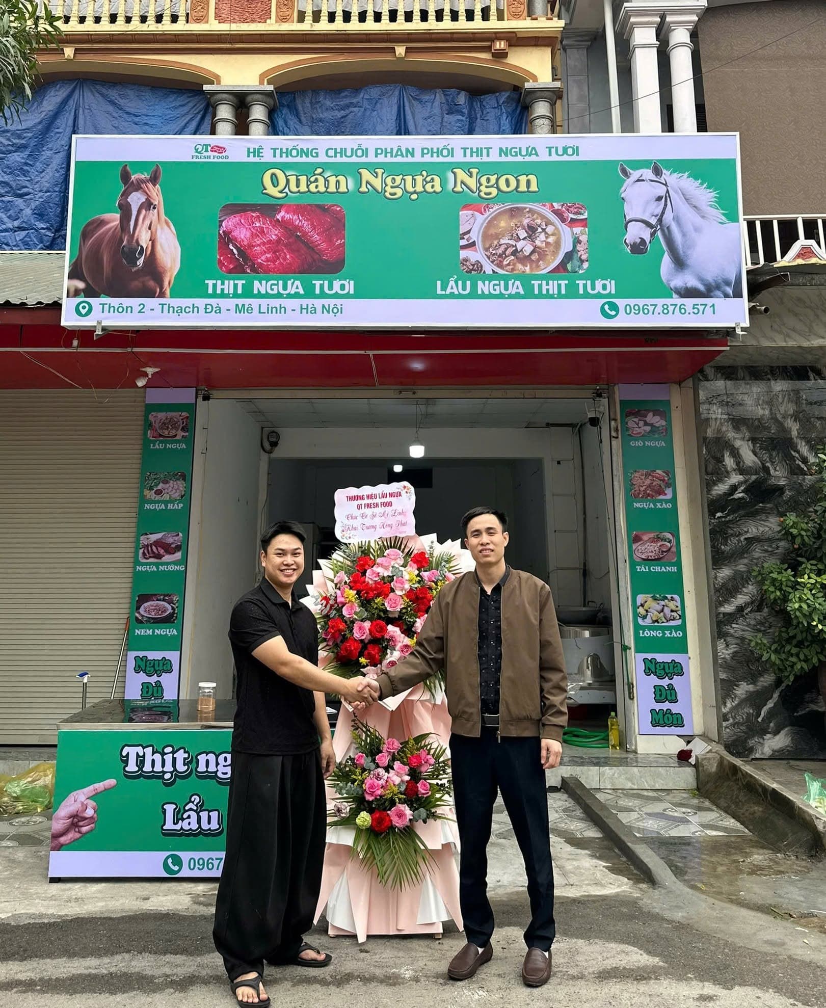 Khai trương cơ sở nhượng quyền QT FOOD