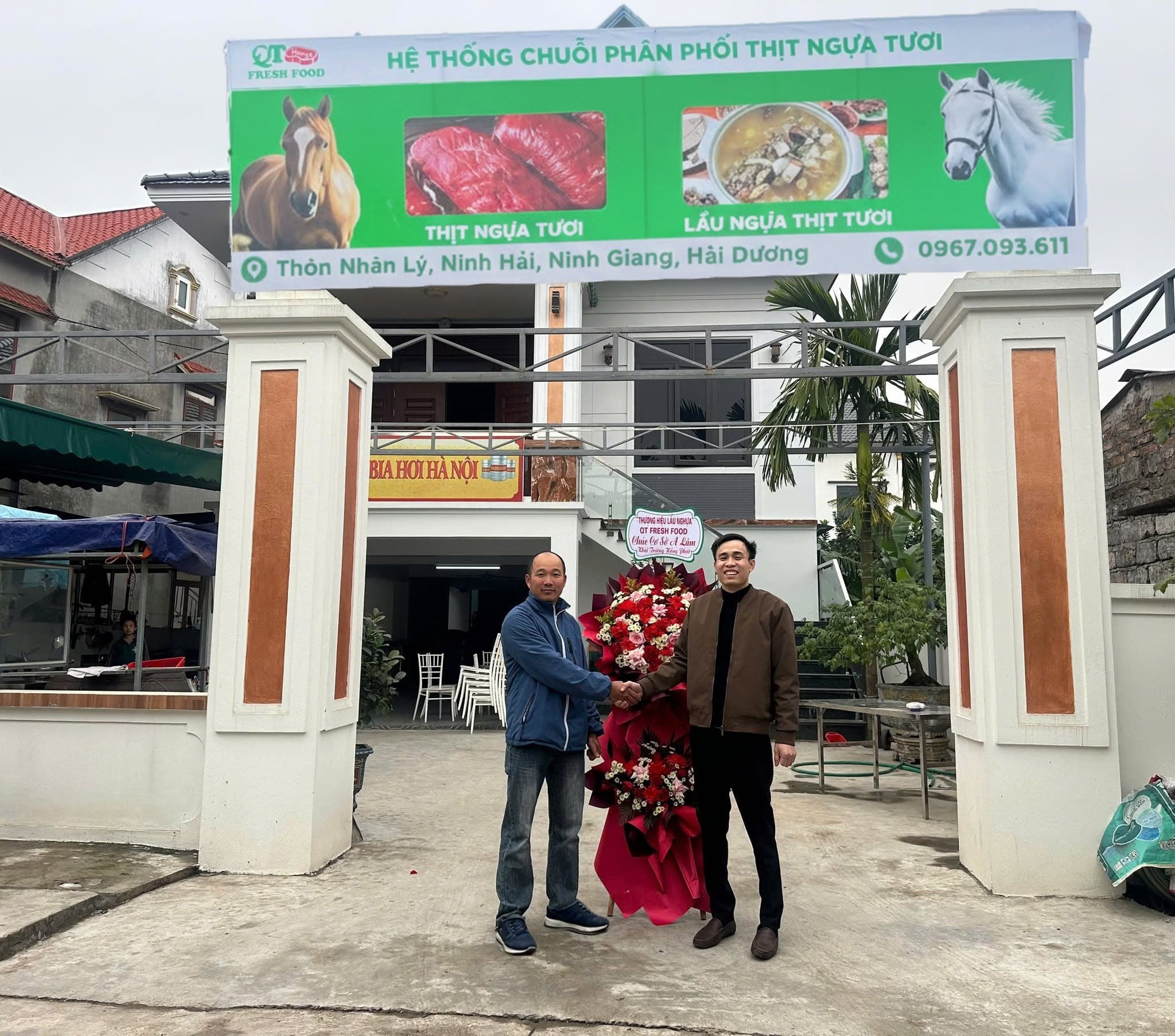 Khai trương cơ sở nhượng quyền QT FOOD